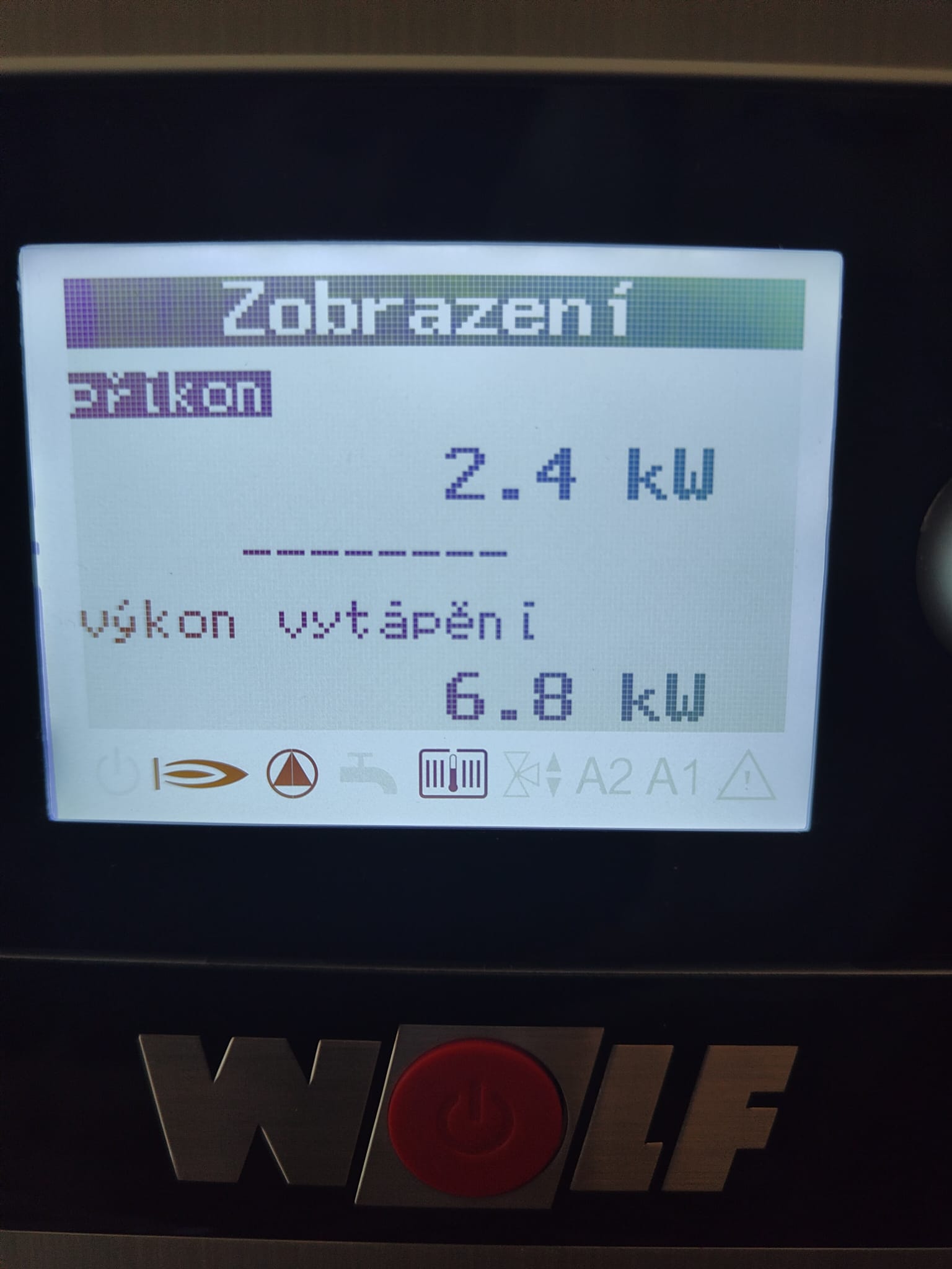 CHA při -15°C